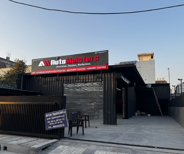 AutoMeisters car detailing studio interior — Sector 116, Noida